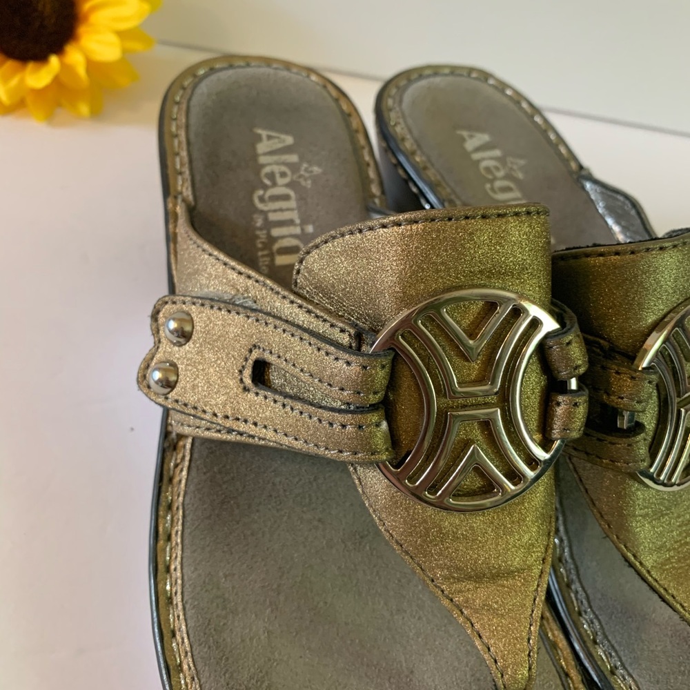 alegria sandals size 38 color siver - Picture 3 of 7